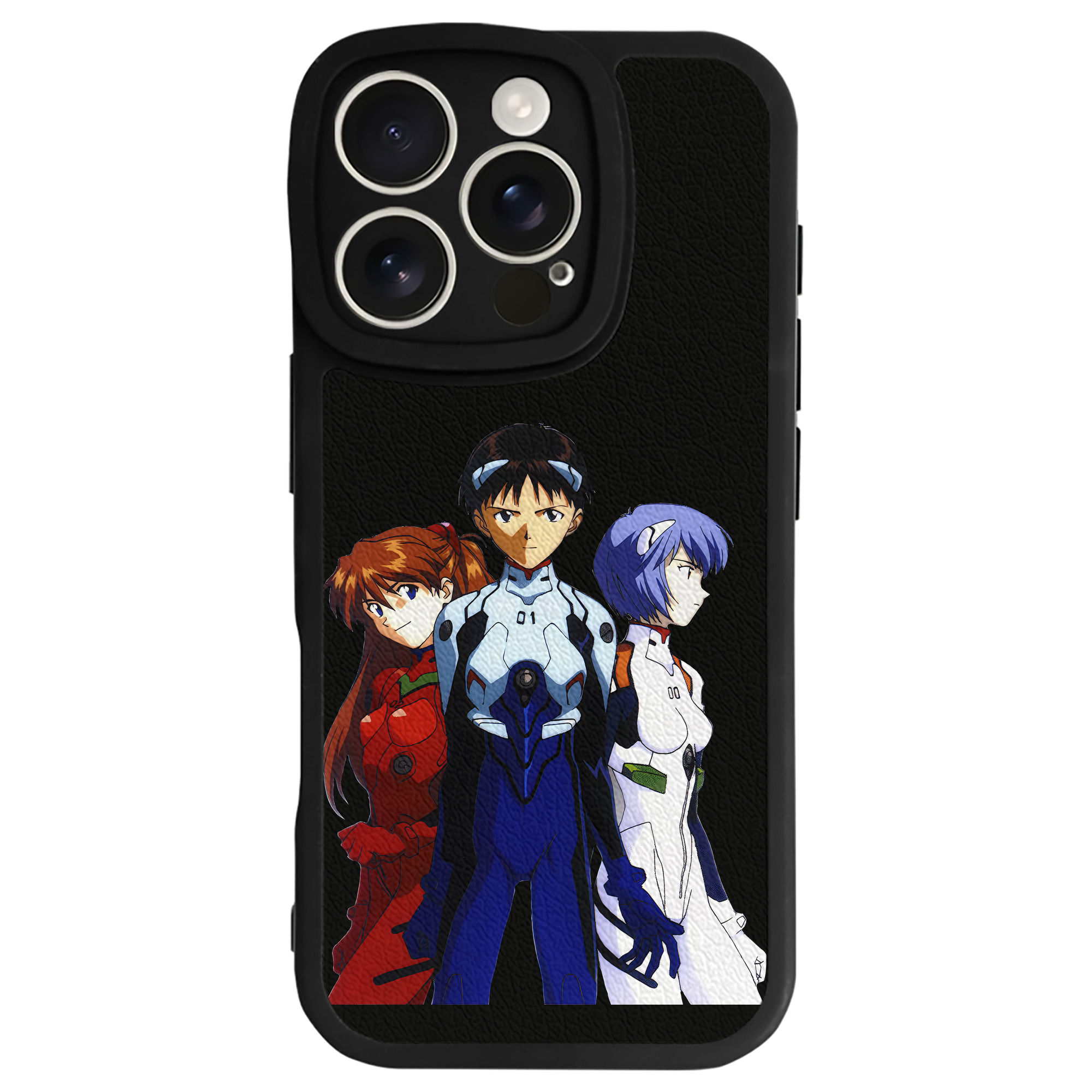 （画像用） EVA 新世紀エヴァンゲリオン 【iPhone 16シリーズ対応】シリコンスマホケース（レザー調） 材質：シリコン
